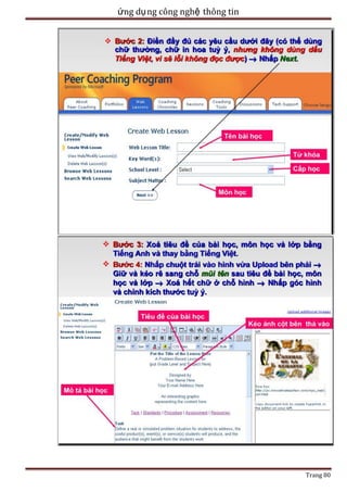 ứng dụ ng công nghệ thông tin

Trang 80

 