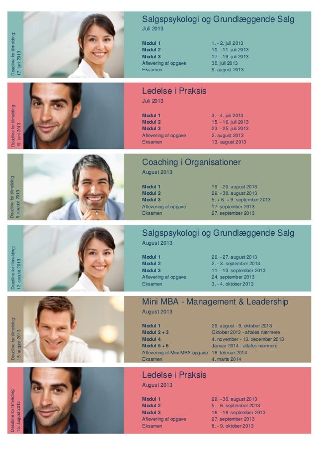 Uddannelsesoversigt 2. halvår 2013