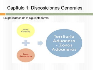 Capítulo 1: Disposiciones Generales
Lo graficamos de la siguiente forma
 