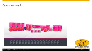 © 2016 SAP SE or an SAP affiliate company. All rights reserved. 4Public
Quem somos?
 