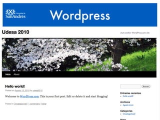 Wordpress
 