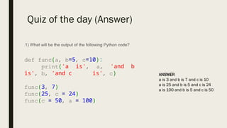 User Defined Functions PPT whole topic explained | PPTX