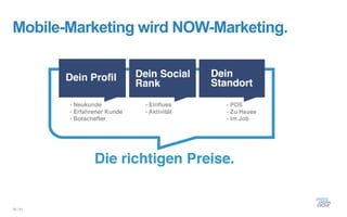 Mobile-Marketing wird NOW-Marketing.




39 / 61
 