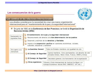 La Segunda Guerra Mundial
http://javier2pm-cs.blogspot.com.es
 