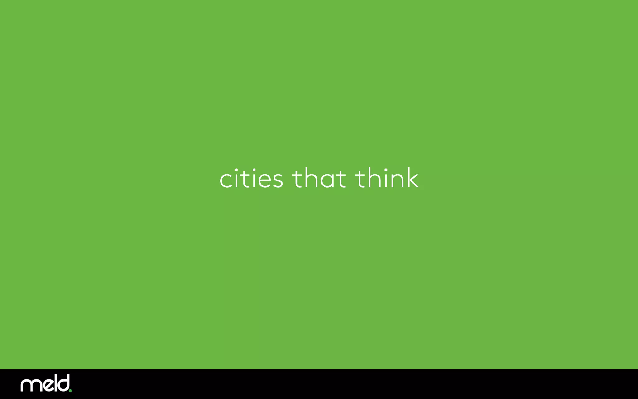 cities that think
 