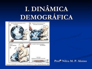I. DINÂMICA
DEMOGRÁFICA




       Profª Nilza M. P. Alonso
 
