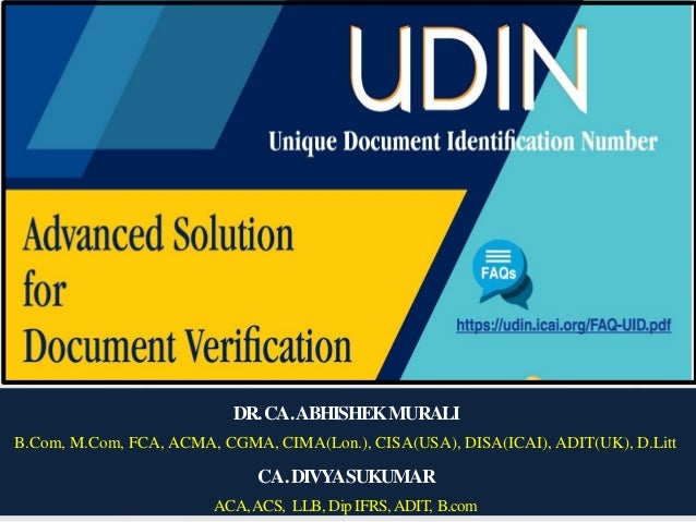 Udin Icai For Certification Udin Icai For Certification