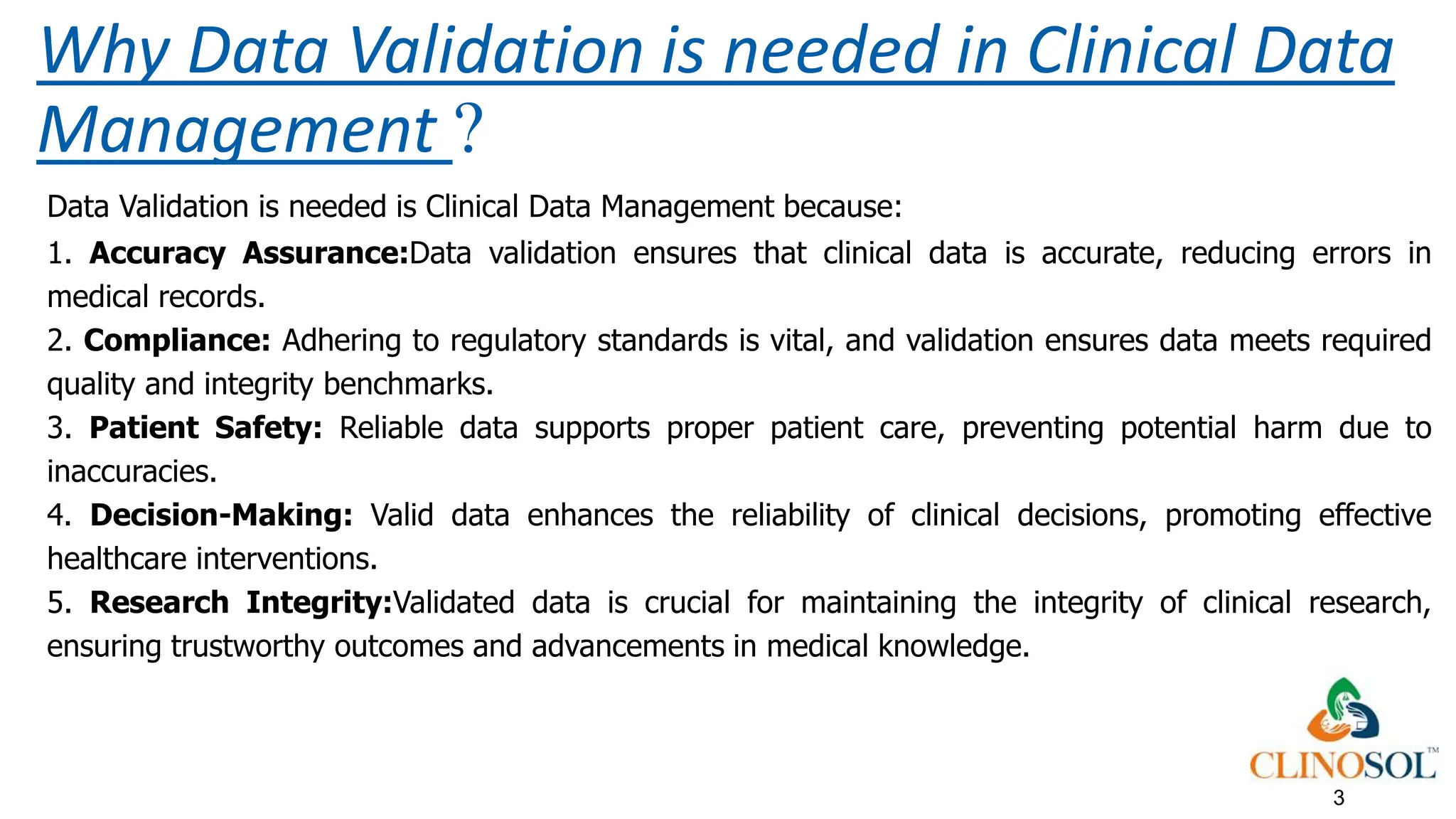 Data Validation in Clinical Data Management | PPTX