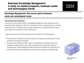 EMBODEGAMIENTO
DE DATOS
 