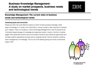 NO CONECTAR GENTE
Y COMUNIDADES
 