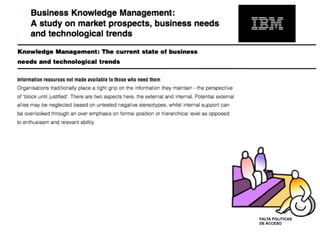 FALTA POLITICAS
DE ACCESO
 