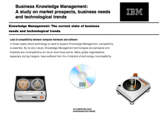 IN-COMPATIBILIDAD
HARDWARE/SOFTWARE
 