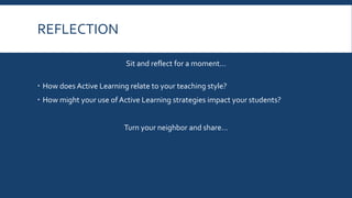 WELCOME BACK
 Questions/Comments/Padlet Review
 Padlet Parking Lot
 https://padlet.com/aarchamb/SIA2016
 Blackboard Course
 Resources –
 Handouts
 Tools
 