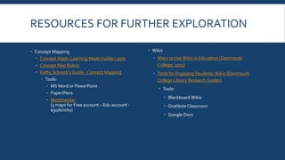 THINGS TO CONSIDER
 Start slow
 Scaffold on easier tasks and build to more interactive/complex tasks
 Time
 Don’t take it all on at once…think about where and how you can use the strategies in
certain lessons a little at a time
 Reflect
 After each session ask: “What worked?What didn’t? How can I improve on ‘x’ for next
time?”
 Ask students for constructive feedback at the end of sessions
 