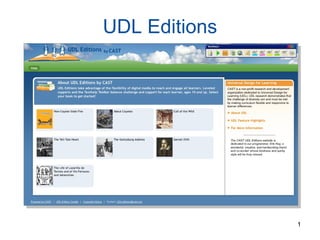 UDL Editions 