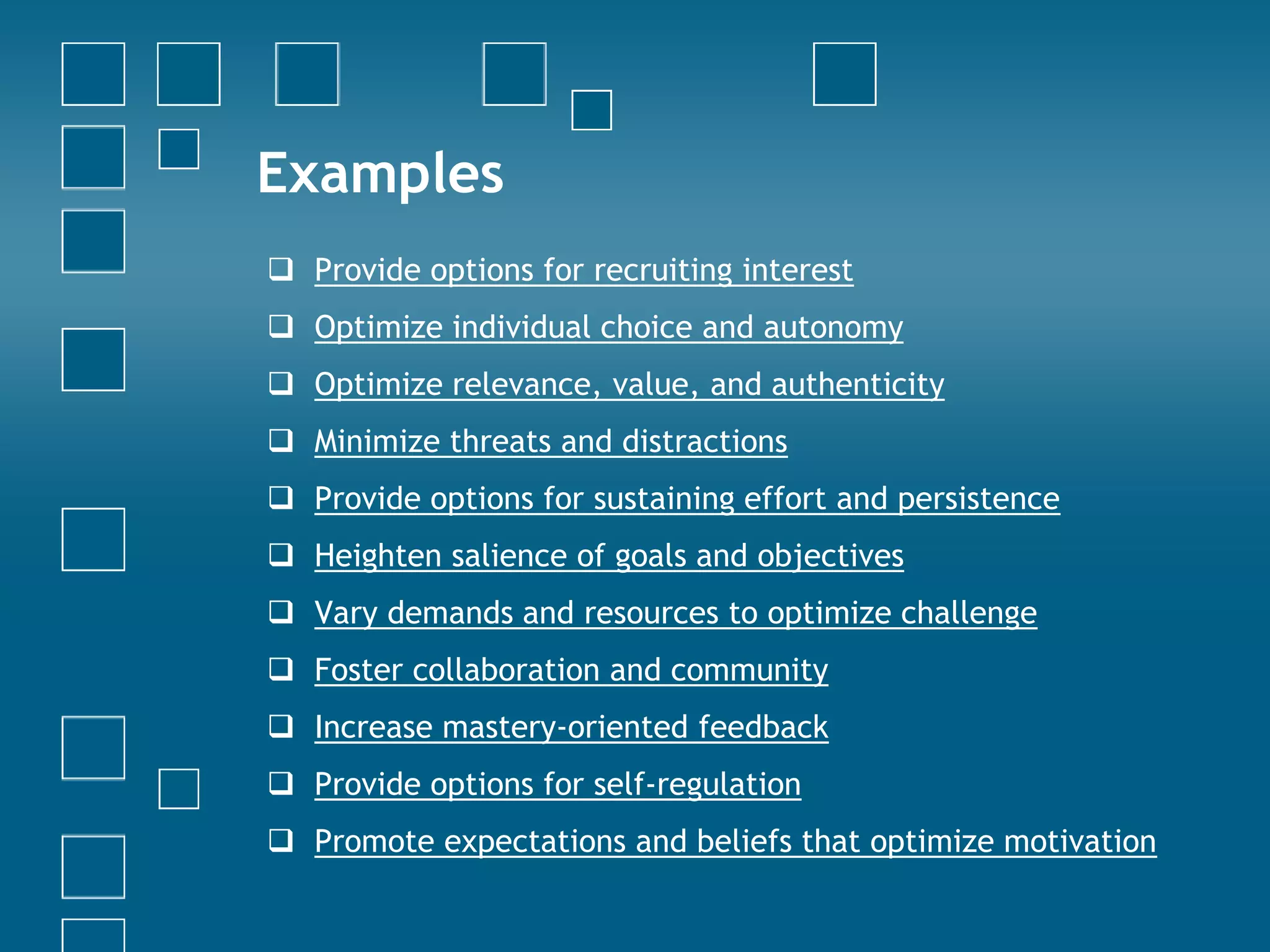 Clarity vocabulary and symbols