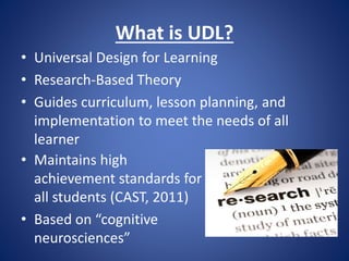 UDL Presentation | PPTX