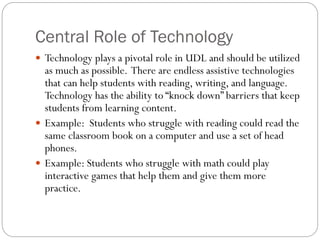 David Paddock UDL Presentation | PPTX