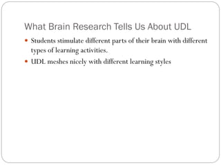 David Paddock UDL Presentation | PPTX