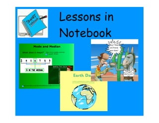 Lessons in
Notebook
 