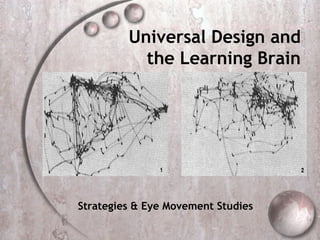Universal Design and
           the Learning Brain




Strategies & Eye Movement Studies
 