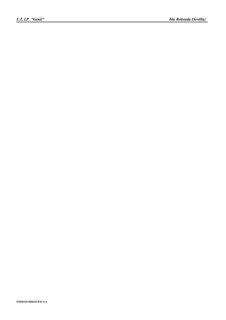 C .E.I.P. “Genil” Isla Redonda (Sevilla) 
UNIDAD DIDÁCTICA 6 
 