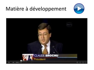 Matière à développement
 