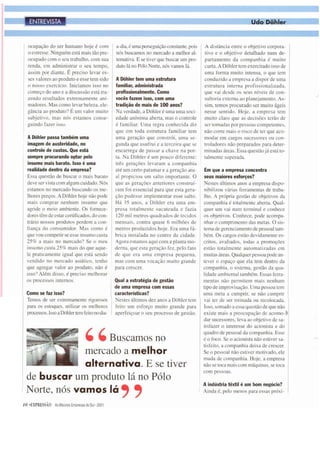 Udo: gestão e ideias 