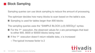 Udo Fohrmann – IT-Tage 2015 – Adaptive Dynamic Sampling in Oracle 12c | PDF