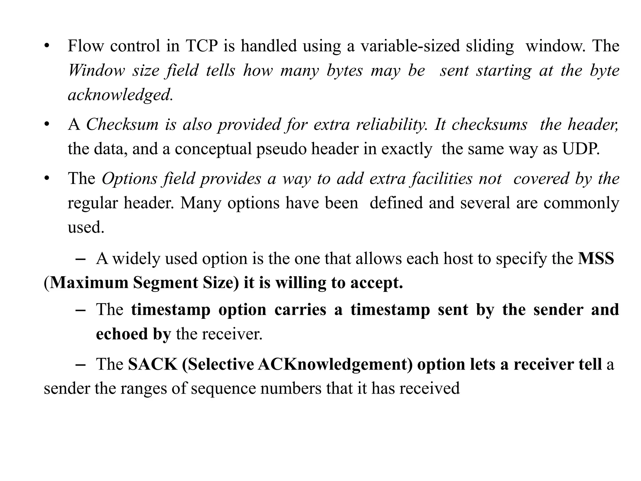 UDP and TCP header.ppt | Computer Networking | Computing