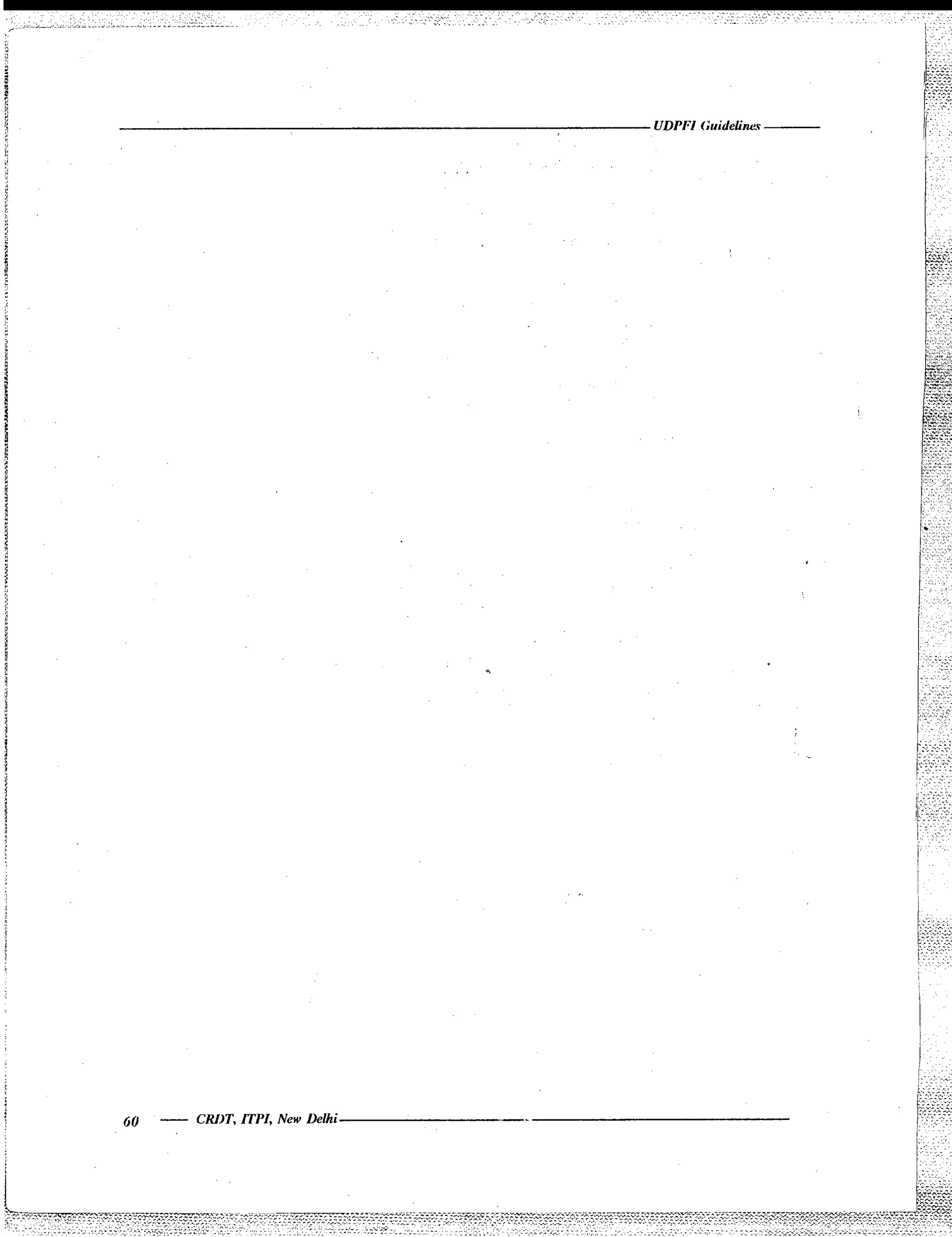 UDPFI GUIDELINES