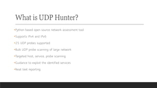 UDP Hunter | PPT