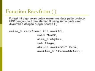 Comprehensive Guide to UDP Socket Programming and Communication | PPT