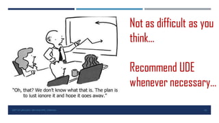 Not as difficult as you
think…
Recommend UDE
whenever necessary…
102
DEPT OF UROLOGY, GRH AND KMC, CHENNAI.
 