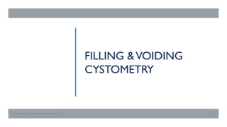 FILLING &VOIDING
CYSTOMETRY
42
DEPT OF UROLOGY, GRH AND KMC, CHENNAI.
 