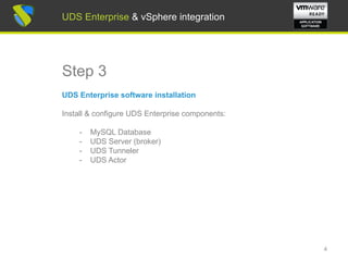 UDS Enterprise & vSphere Quick Steps
