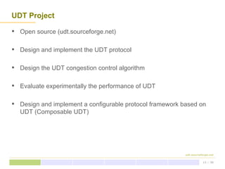 Udt Trust Example UDT | PPT