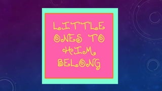 Jesus loves me (this i know)