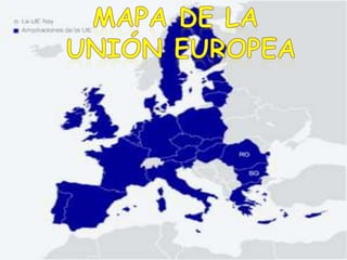 MAPA DE LA UNIÓN EUROPEA
