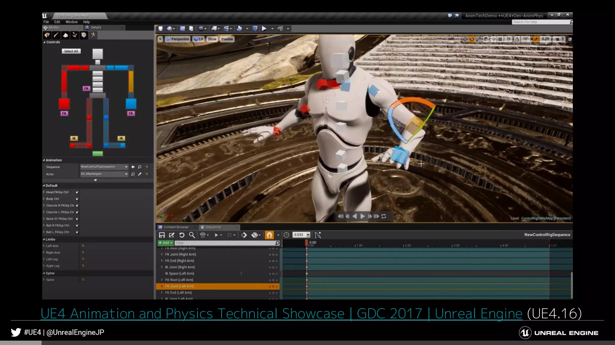 UE4 Animation and Physics Technical Showcase | GDC 2017 | Unreal Engine (UE4.16)
 