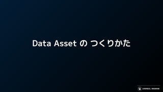 Data Asset の つくりかた
 