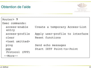 35
L.A. Steffenel
Obtention de l’aide
 