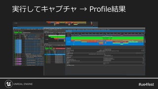 #ue4fest#ue4fest
実行してキャプチャ → Profile結果
 