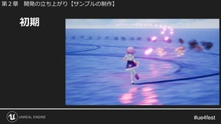 #ue4fest#ue4fest
初期
第２章 開発の立ち上がり【サンプルの制作】
 