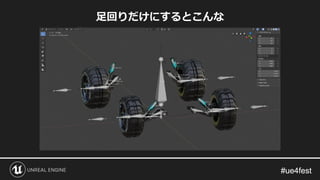 #ue4fest#ue4fest
足回りだけにするとこんな
 