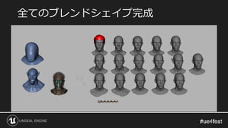 #ue4fest#ue4fest
全てのブレンドシェイプ完成
 