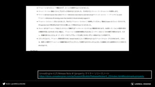 #UE4 | @UNREALENGINE
UnrealEngine 4.25 Release Note # Uproperty マイナー リリースノート
https://docs.unrealengine.com/ja/Support/Builds/ReleaseNotes/4_25/index.html#bookmarkuproperty
 