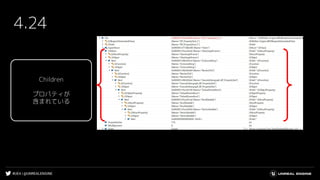 #UE4 | @UNREALENGINE
Children
プロパティが
含まれている
4.24
 