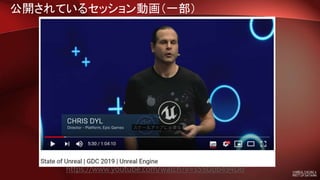 公開されているセッション動画（一部）
https://www.youtube.com/watch?v=s55Uob494Do
 