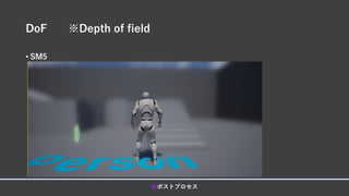 DoF ※Depth of field
• SM5
■ポストプロセス
 